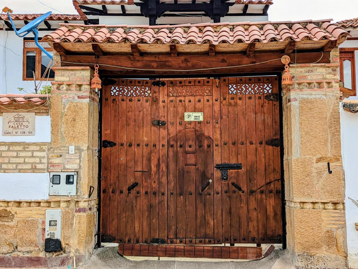 Casa de Huéspedes Faletto Villa de Leyva Extérieur photo